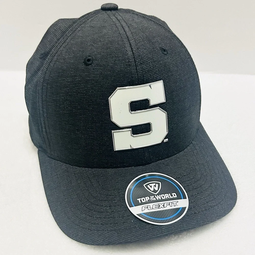 Top of the World Penn State‎ Nittany Lions S Logo Stretch Hat Cap One Size Gray
